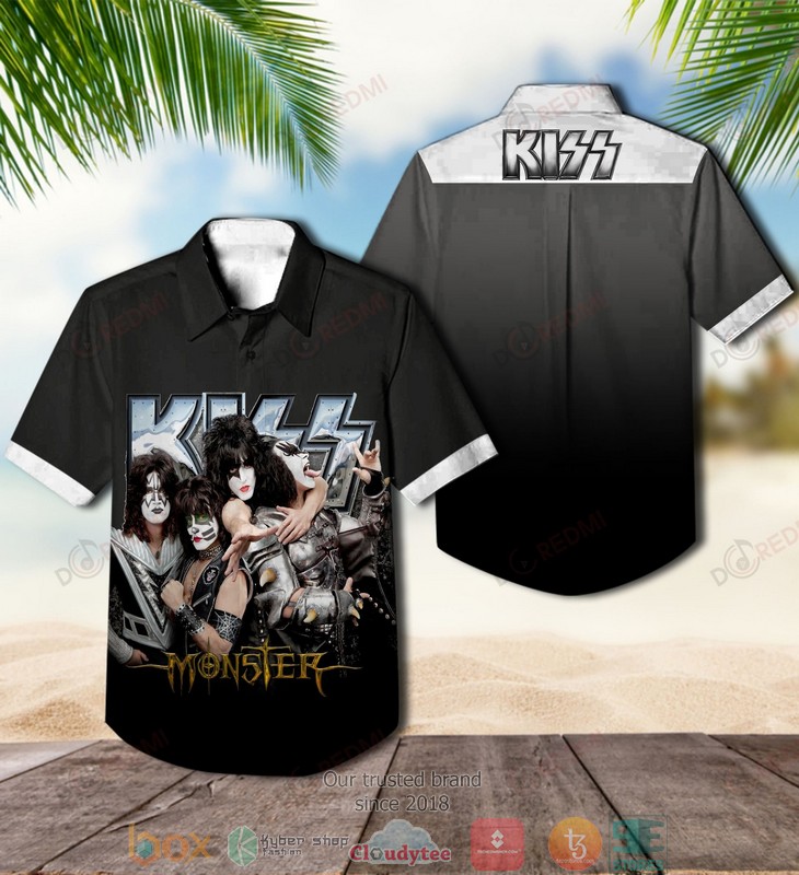 Kiss Band Monster Short Sleeve Hawaiian Shirt