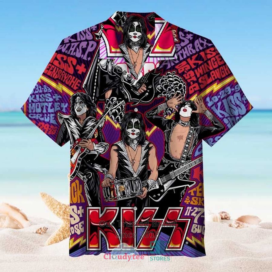 Kiss Band Revenge Album Hawaiian Shirt