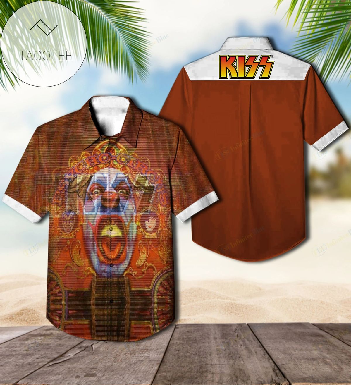 Kiss Band Alive 35 Hawaiian Shirt