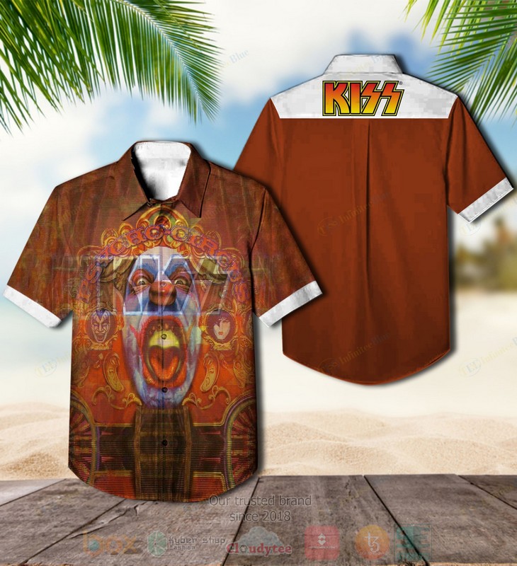 Kiss Band Monster Short Sleeve Hawaiian Shirt