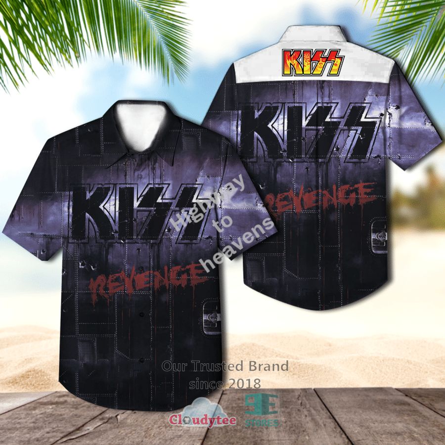 Kiss Band The Millennium Concert Album Hawaiian Shirt