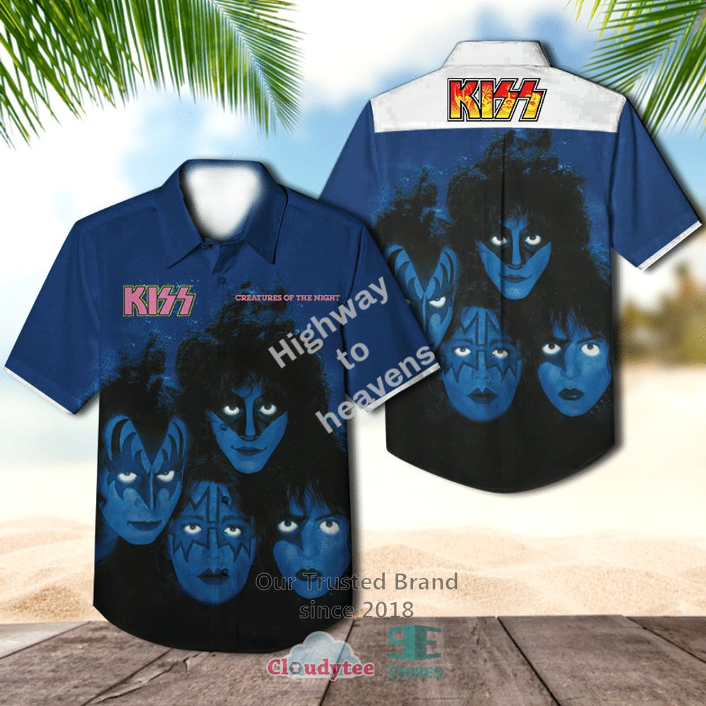 Kiss Band The hottest band in the World Hawaiian Shirt