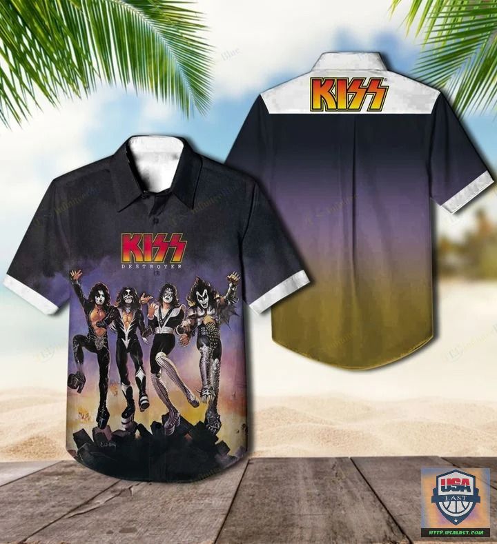 KISS Monster Album Cover Hawaiian Shirt | Usalast