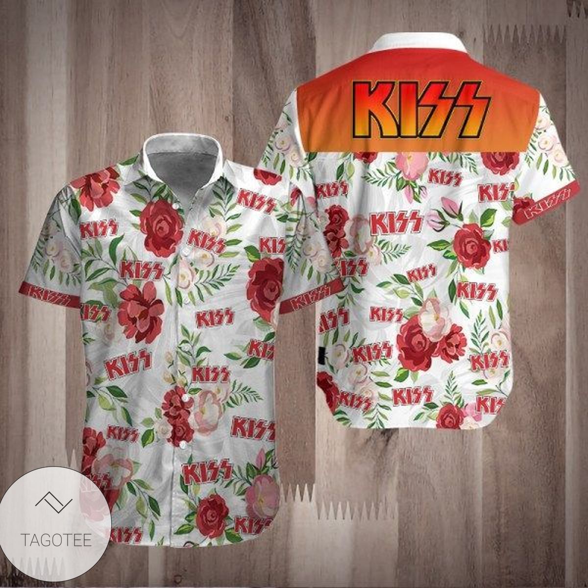 Kiss Hot In The Shade Album Cover Hawaiian Shirt