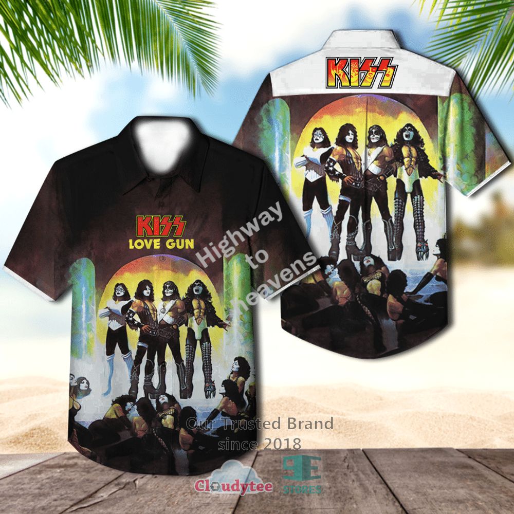 Kiss Rock And Roll Over Casual Hawaiian Shirt