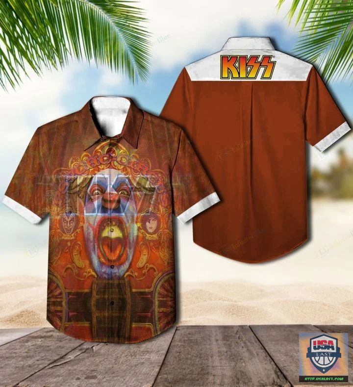 KISS Monster Album Cover Hawaiian Shirt | Usalast