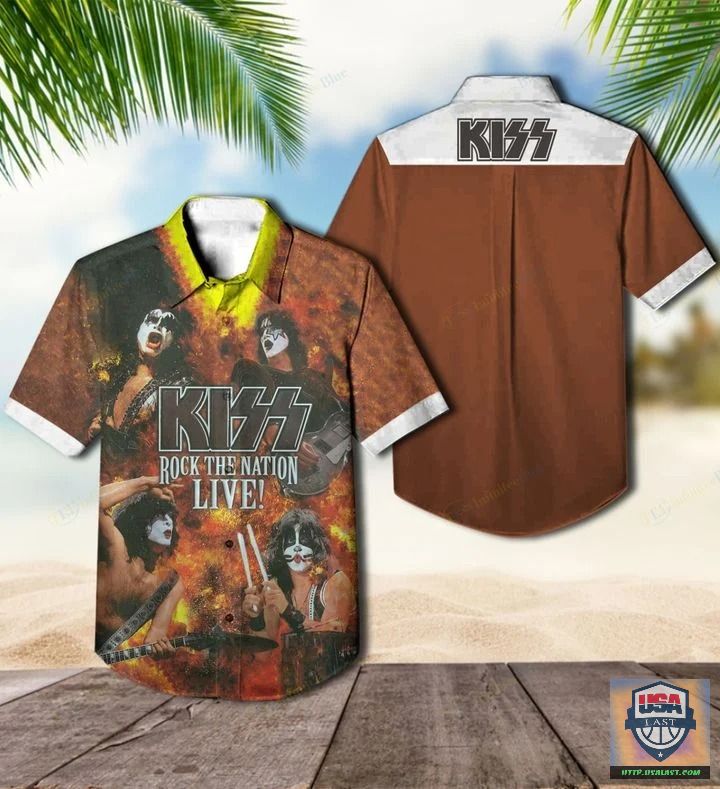 KISS Rock and Roll Over Hawaiian Shirt | Usalast