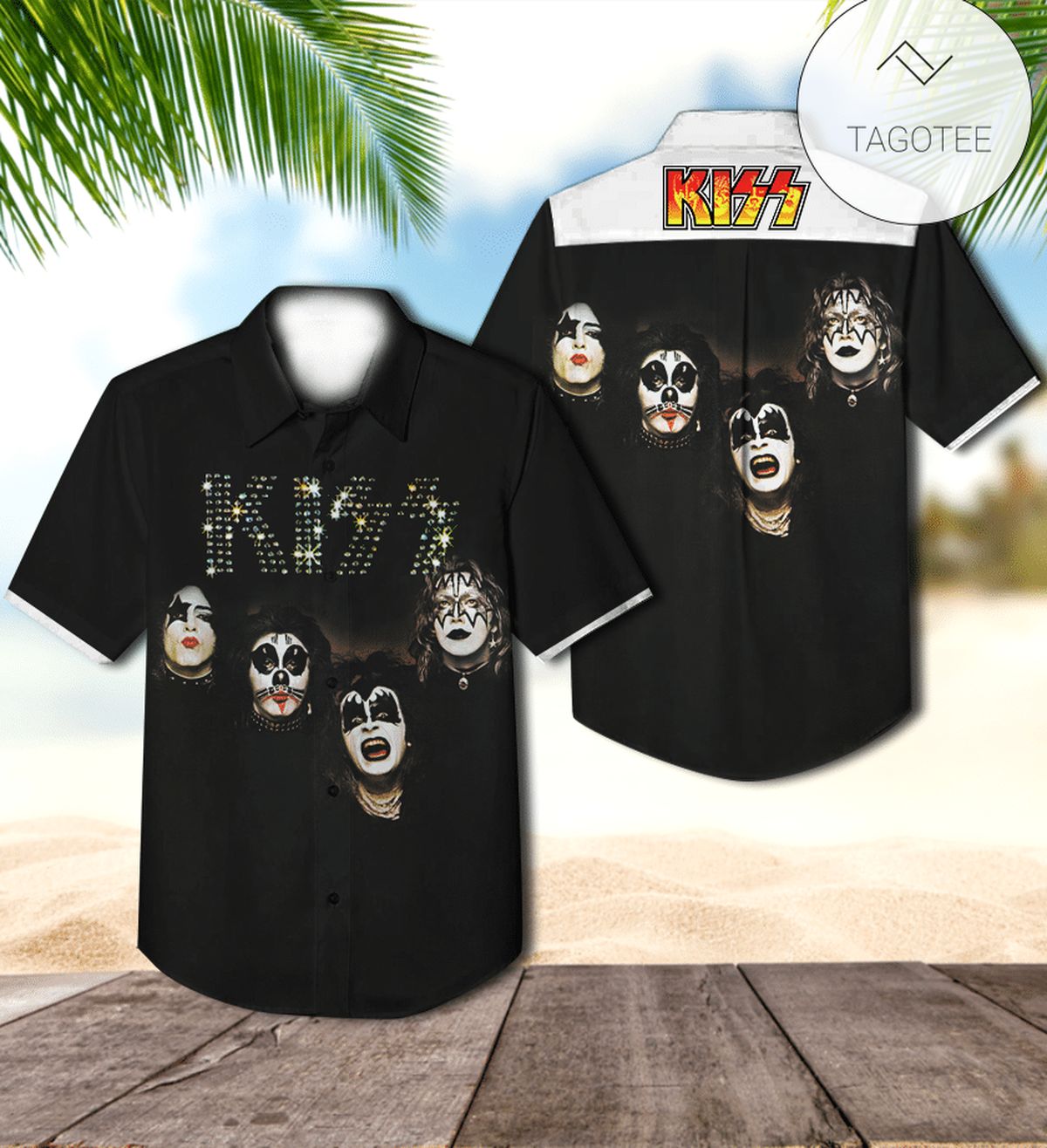 Kiss The Hottest Show On Earth Tour Hawaiian Shirt