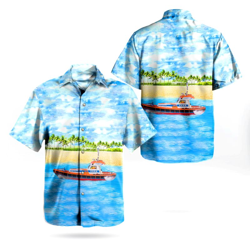 KNRM – Koninklijke Nederlandse Redding Maatschappij Reddingboot Frans Verkade Hawaiian Shirt