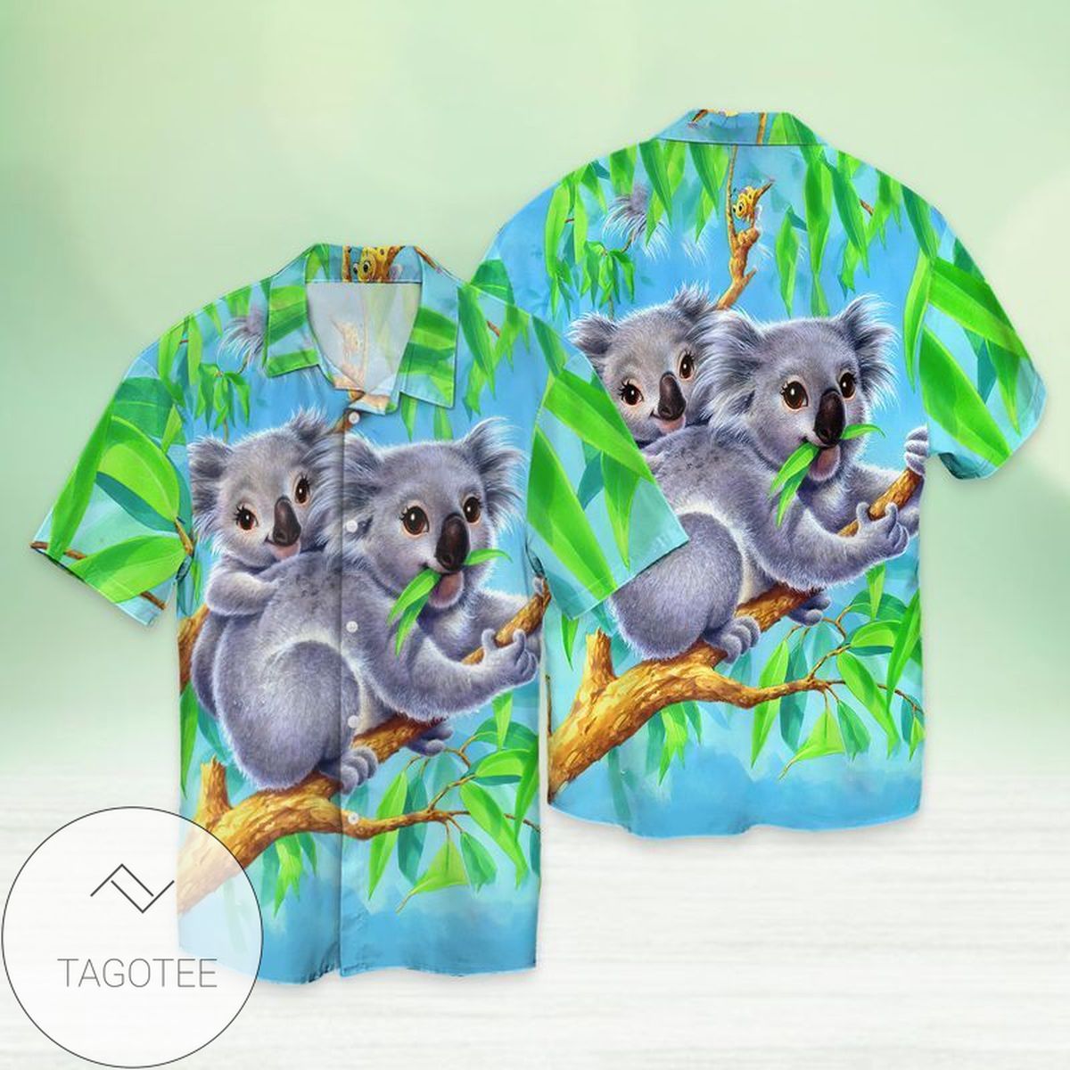 Koala Tropical Full Printing Hawaiian Shirts H