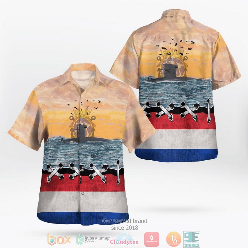 Koninklijke Marine NHI NH-90 NFH Hawaiian Shirt