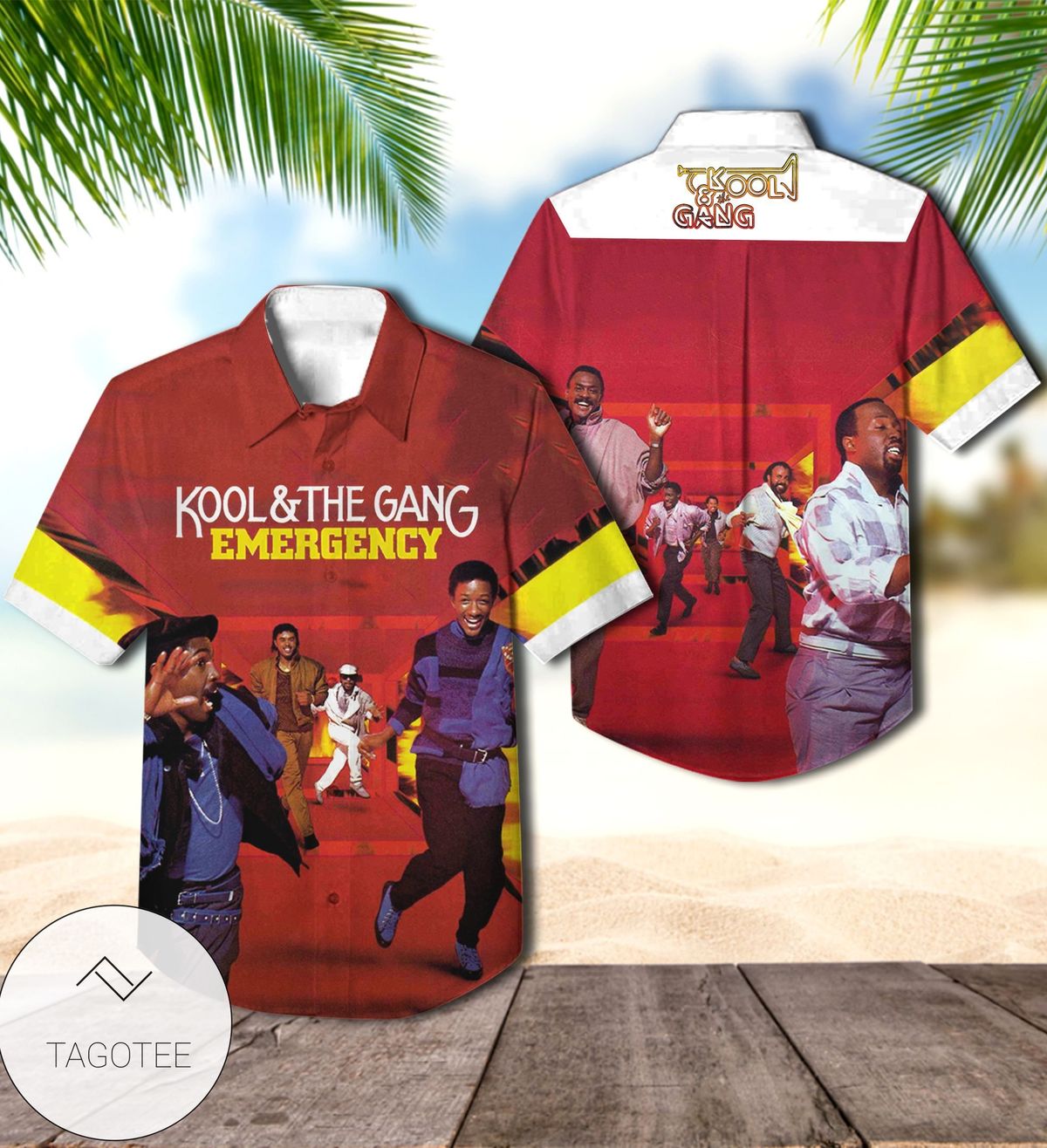 Kool And The Gang Celebrate Album Cover Hawaiian Shirt