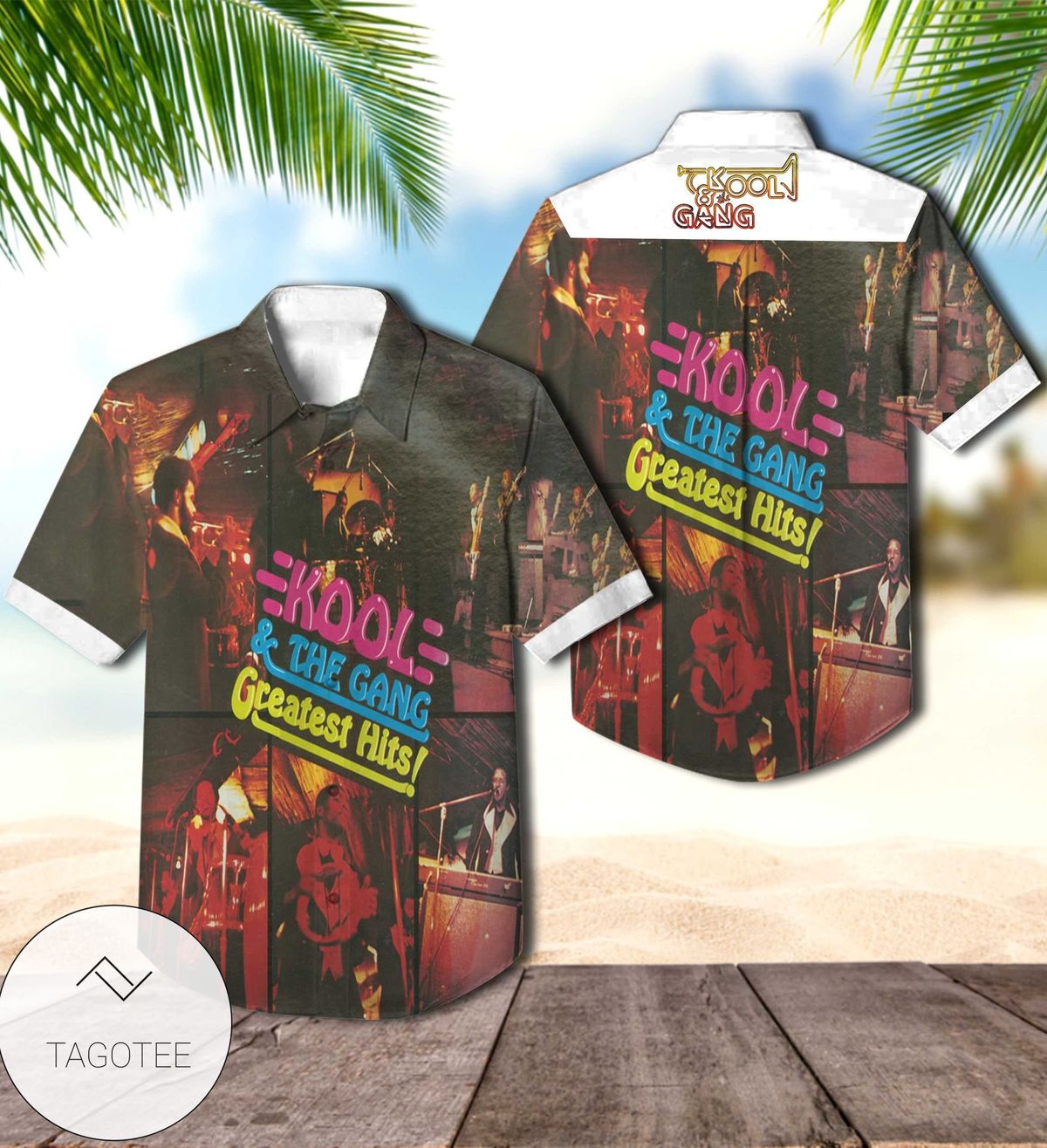 Kool And The Gang Ladies’ Night Album Cover Hawaiian Shirt