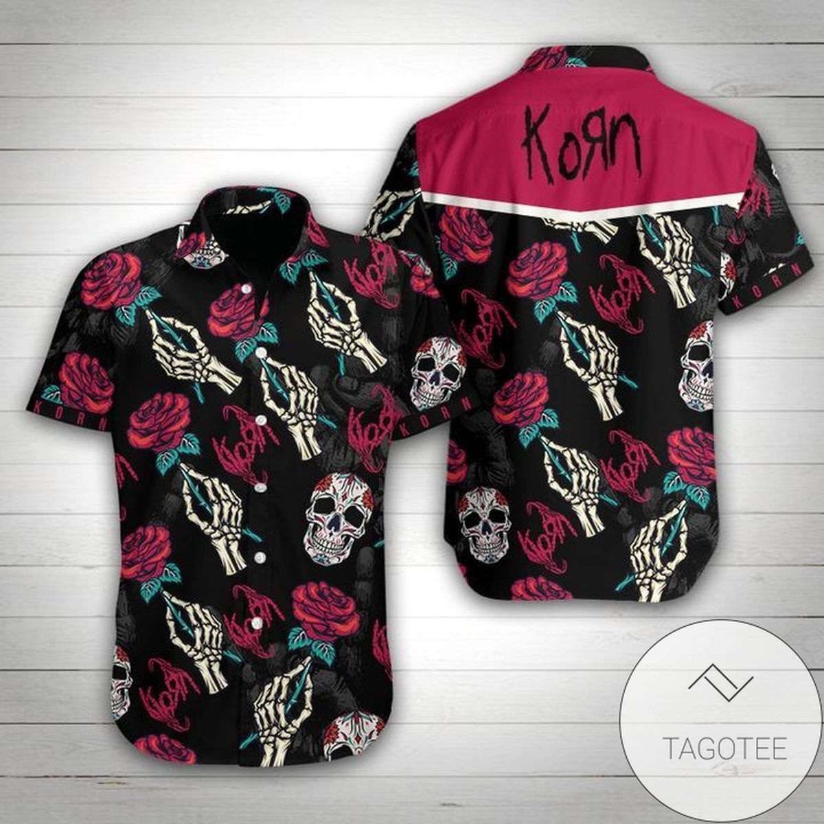 Korn Band Hawaiian Shirt 3d