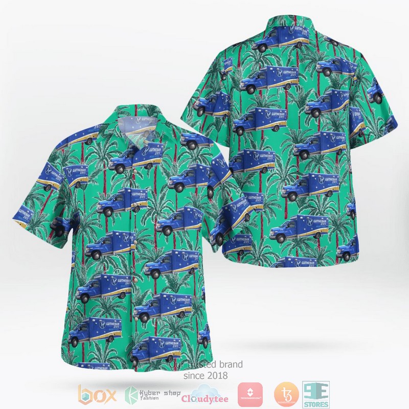 Kroger Hawaiian Shirt, Short