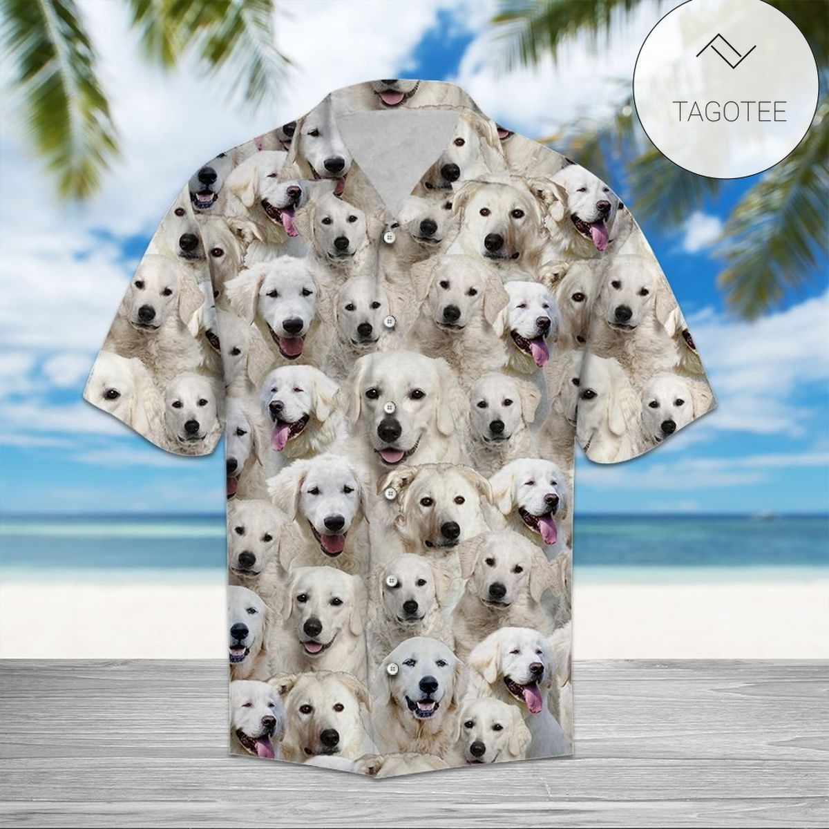 Kuvasz Awesome Hawaiian Shirt Summer Button Up Shirt For Men Latest Shirt 2020