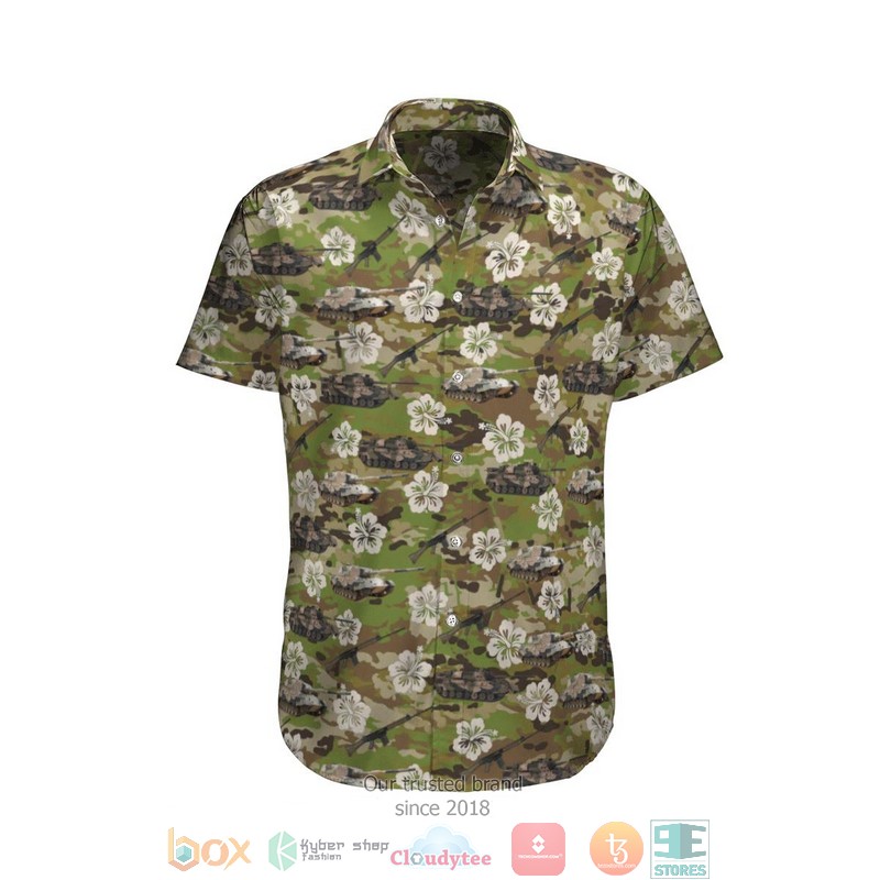 L1A1 AS1 Leopard Australian Army Hawaiian Shirt