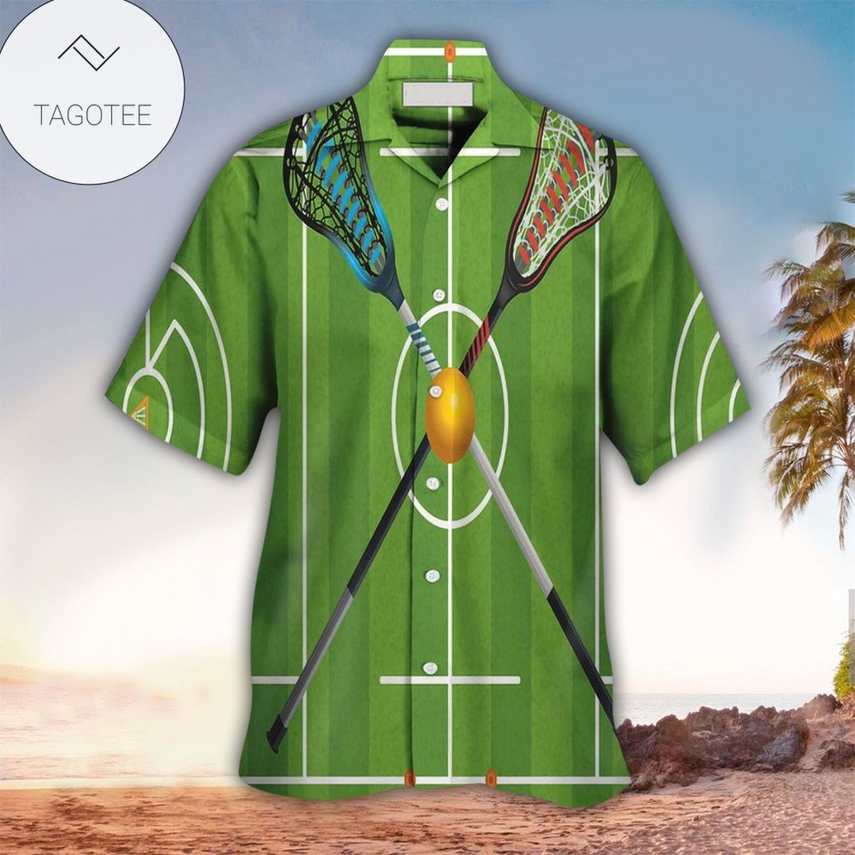 Lacrosse Hawaiian Shirt Perfect Lacrosse Clothing