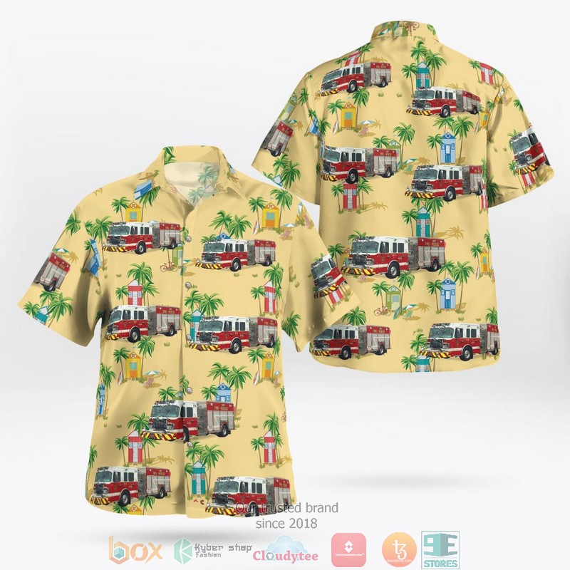 Lafitte Barataria Crown-Point Fire Department Station 43 Lafitte Louisiana Hawaiian Shirt