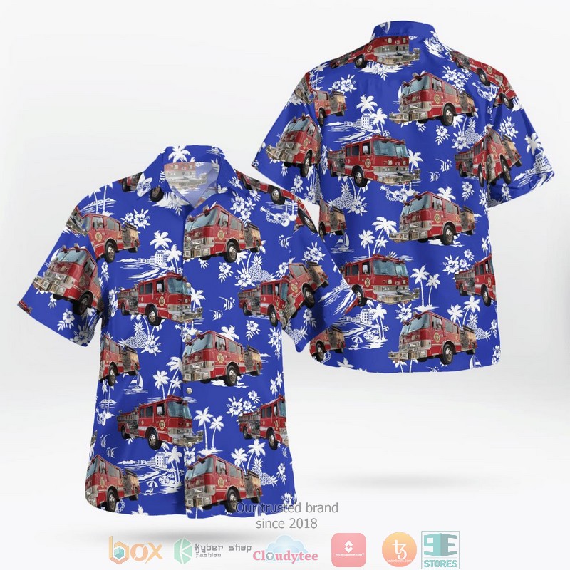 LaGrange Fire & Rescue Department – KY Kentucky Fleet Hawaiian Shirt