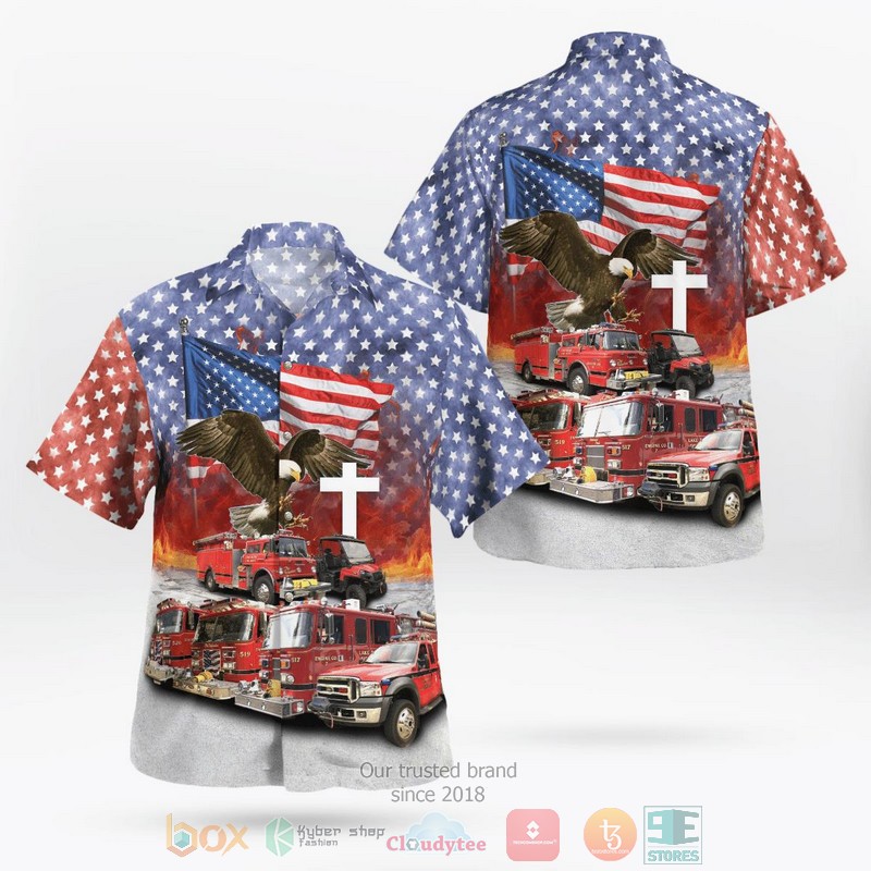 Lake Buena Vista Florida Reedy Creek Fire and Rescue Department Emergency Medical Services Hawaii 3D Shirt