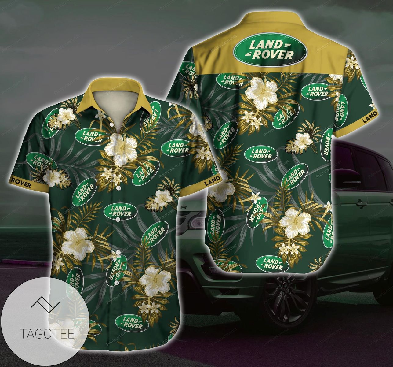 Landshark Lager All Over Print 3D Hawaiian Shirt – Yellow