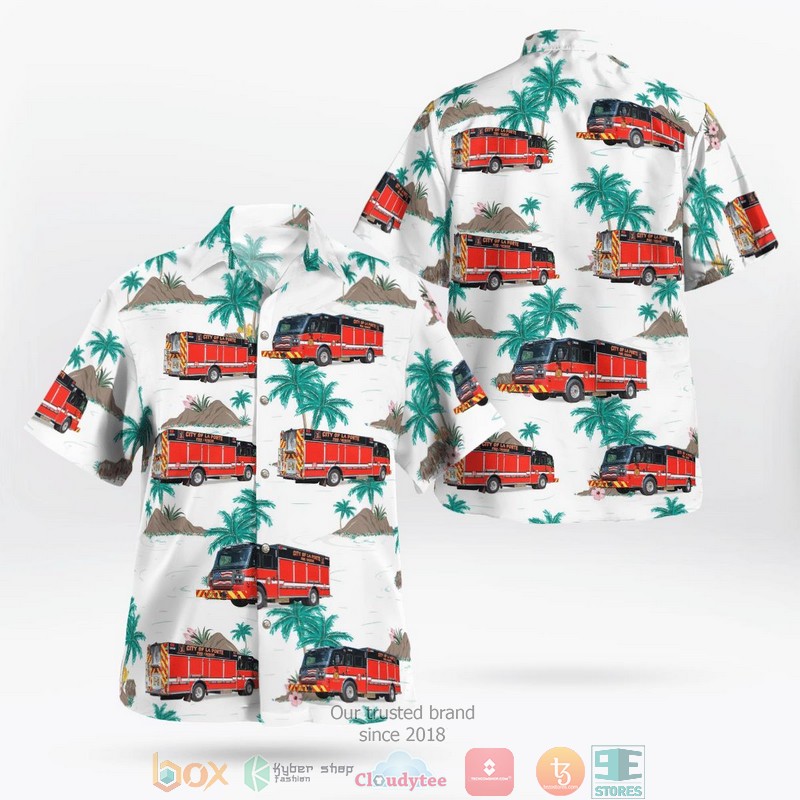 Largemouth Bass Fishing Independence Day Hawaiian Shirt