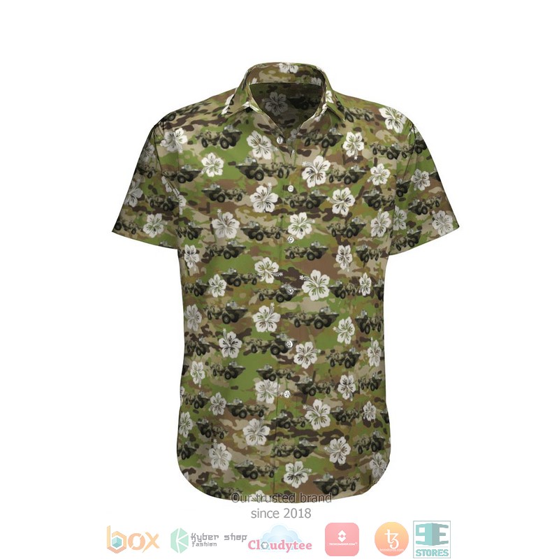 Land Rover Perentie Australian Army Hawaiian Shirt, Short