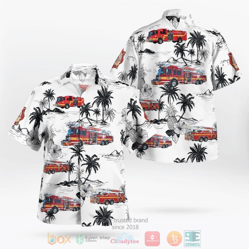 Larkspur Fire Protection District Hawaiian Shirt