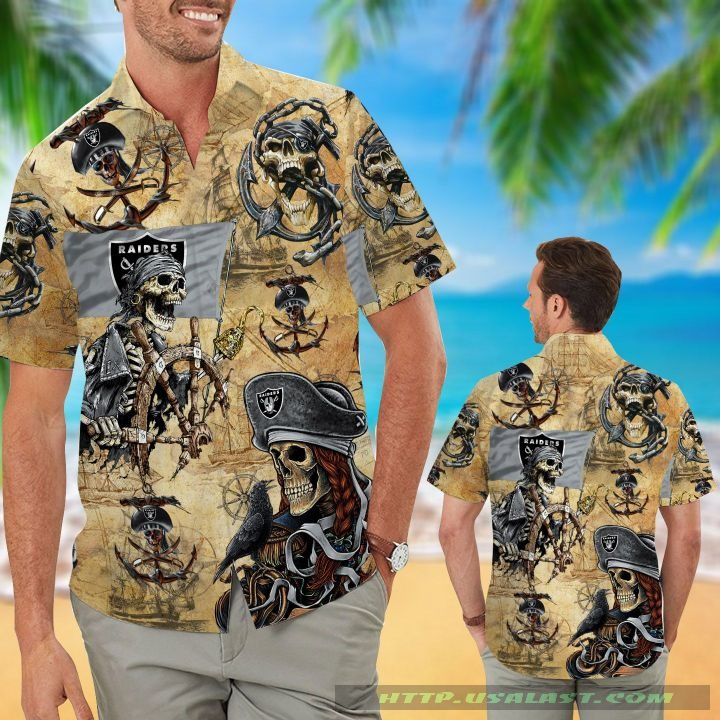 Las Vegas Raiders Parrots Hawaiian Shirt