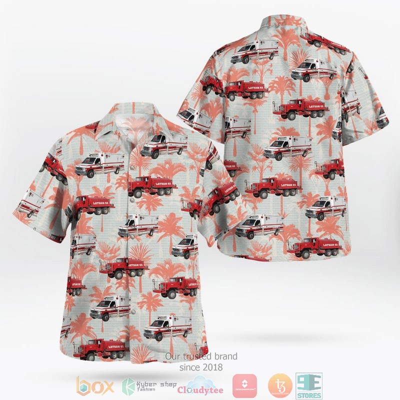 Las Vegas Nevada Las Vegas Paiute Tribe Police Ford CVPI Hawaiian Shirt