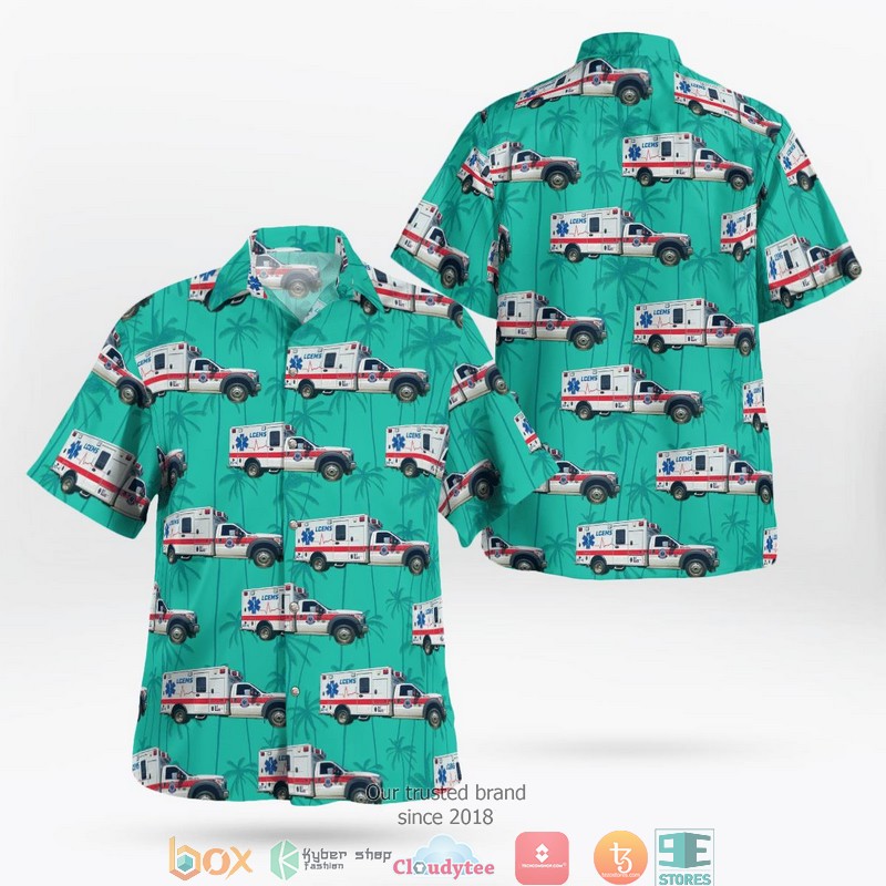 Leclerc French Army Hawaiian Shirt, Short