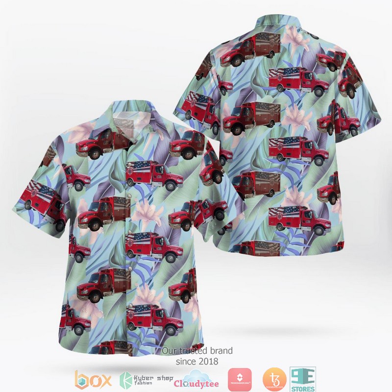 Lee County Kentucky Lee County EMS 3D Hawaii Shirt