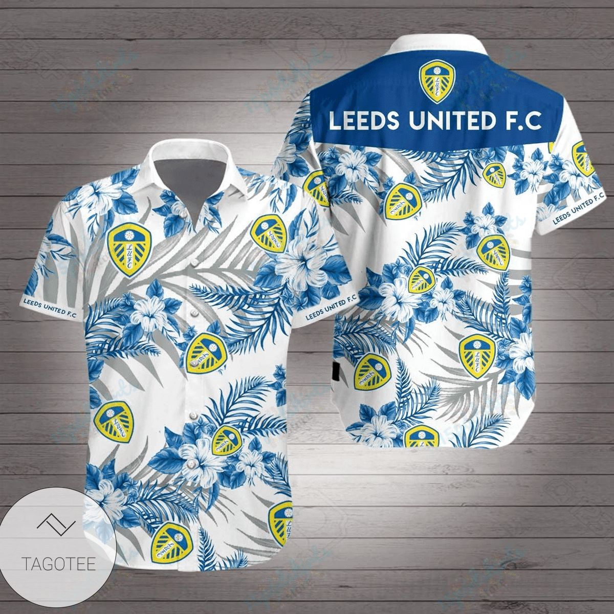 Leeds United Fc Logo Authentic Hawaiian Shirt 2022