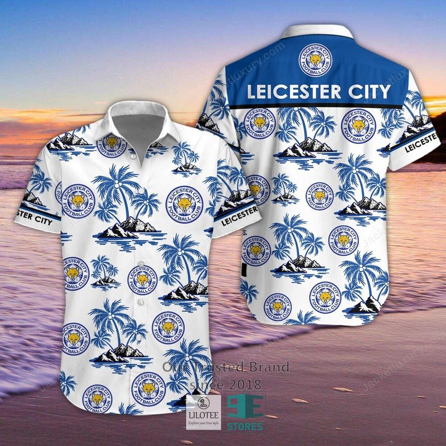 Leicester Tigers Green Hawaiian Shirt, Short