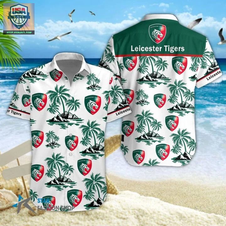 Leinenkugels Beer Palm Tree Hawaiian Shirt