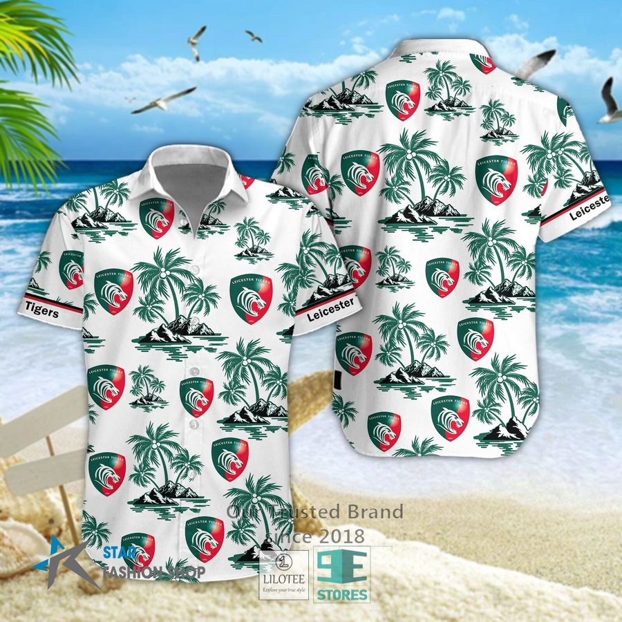 Leicester City F.C Hibiscus Hawaiian Shirt, Short