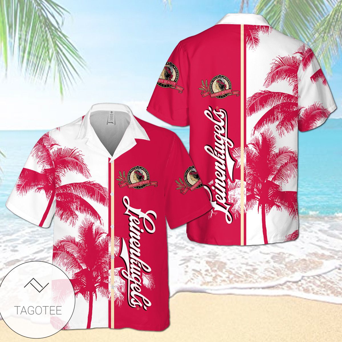 Leinenkugel Beer Hawaiian Shirt