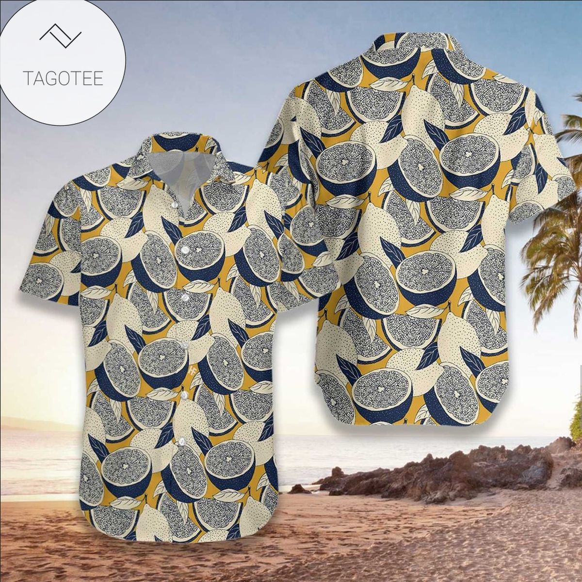 Lemon Hawaiian Shirt Lemon Lover Gifts