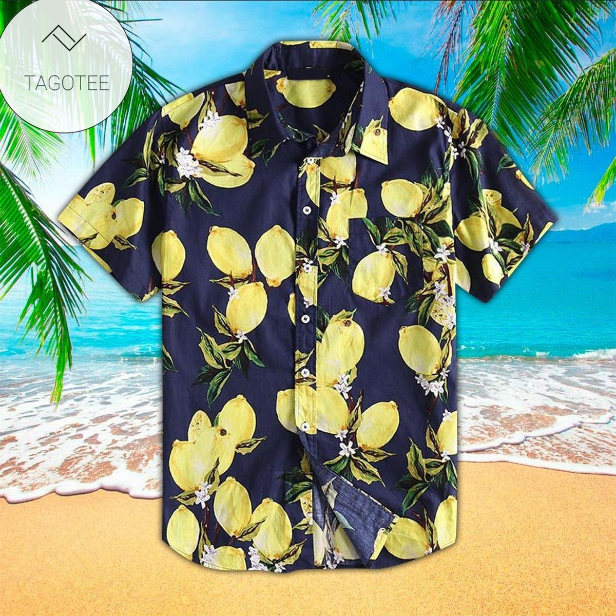 Lemon Hawaiian Shirt Lemon Lover Gifts