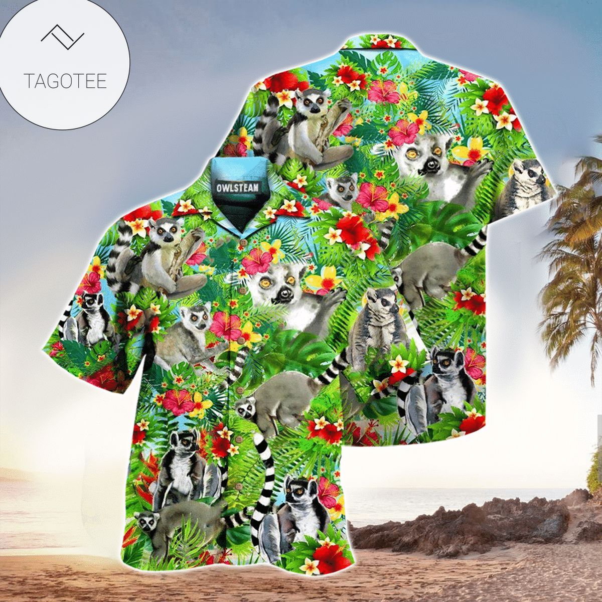 Lemur Aloha Shirt Hawaiian Shirt For Lemur Lovers