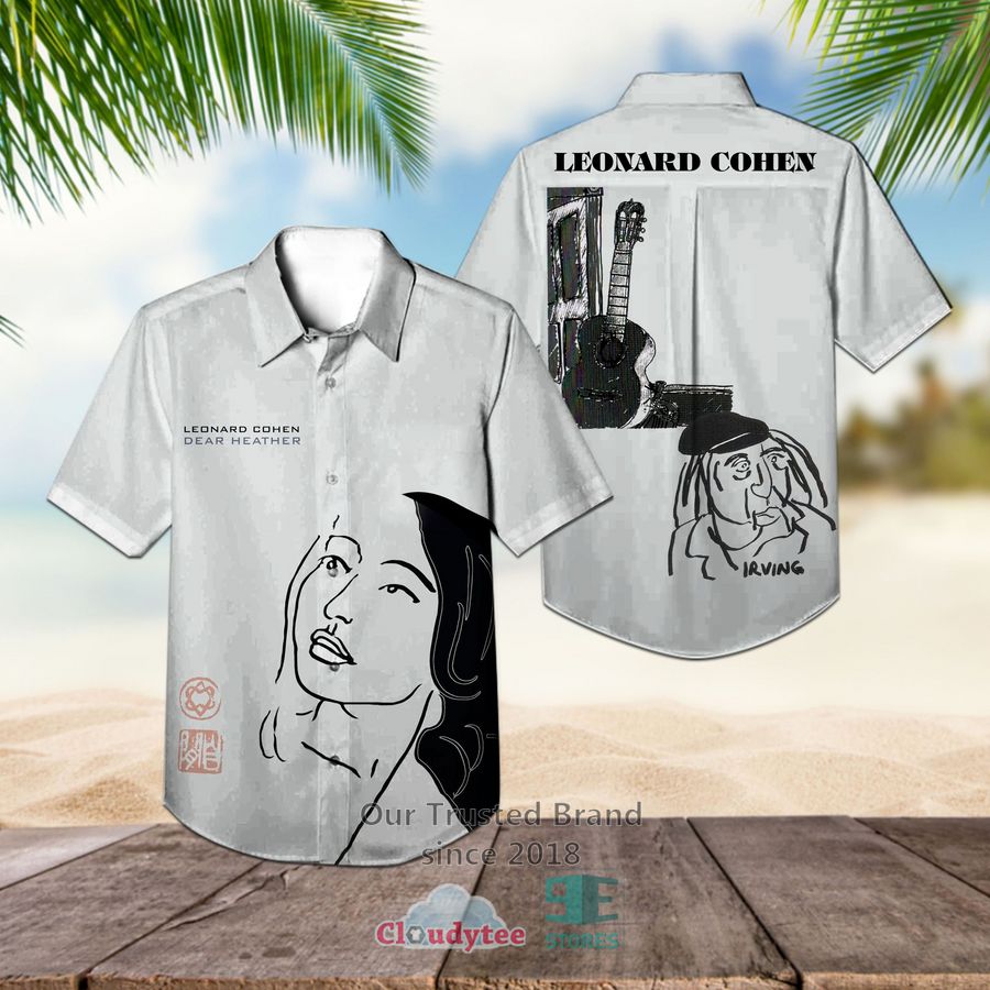 Leonard Cohen Old Ideas Album Hawaiian Shirt