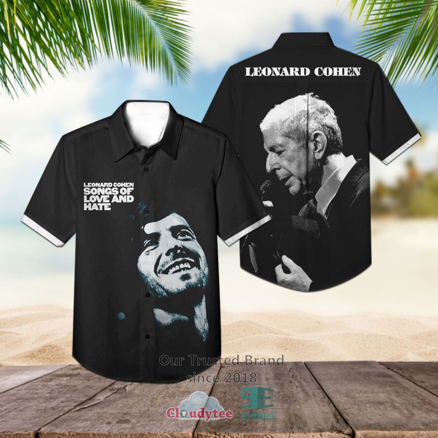 Leonard Cohen Dear Album Hawaiian Shirt