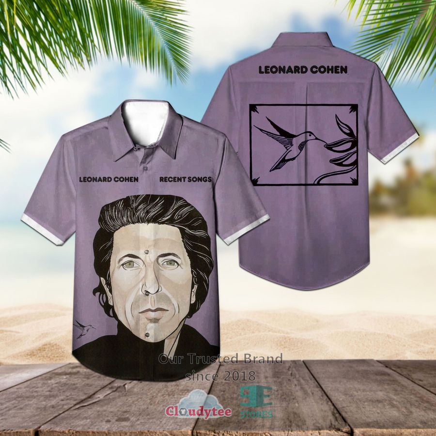 Leonard Cohen Old Ideas Album Hawaiian Shirt