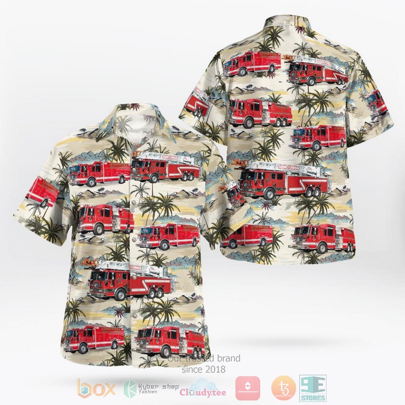 Leoma Tennessee Leoma Fire & Rescue Hawaiian Shirt