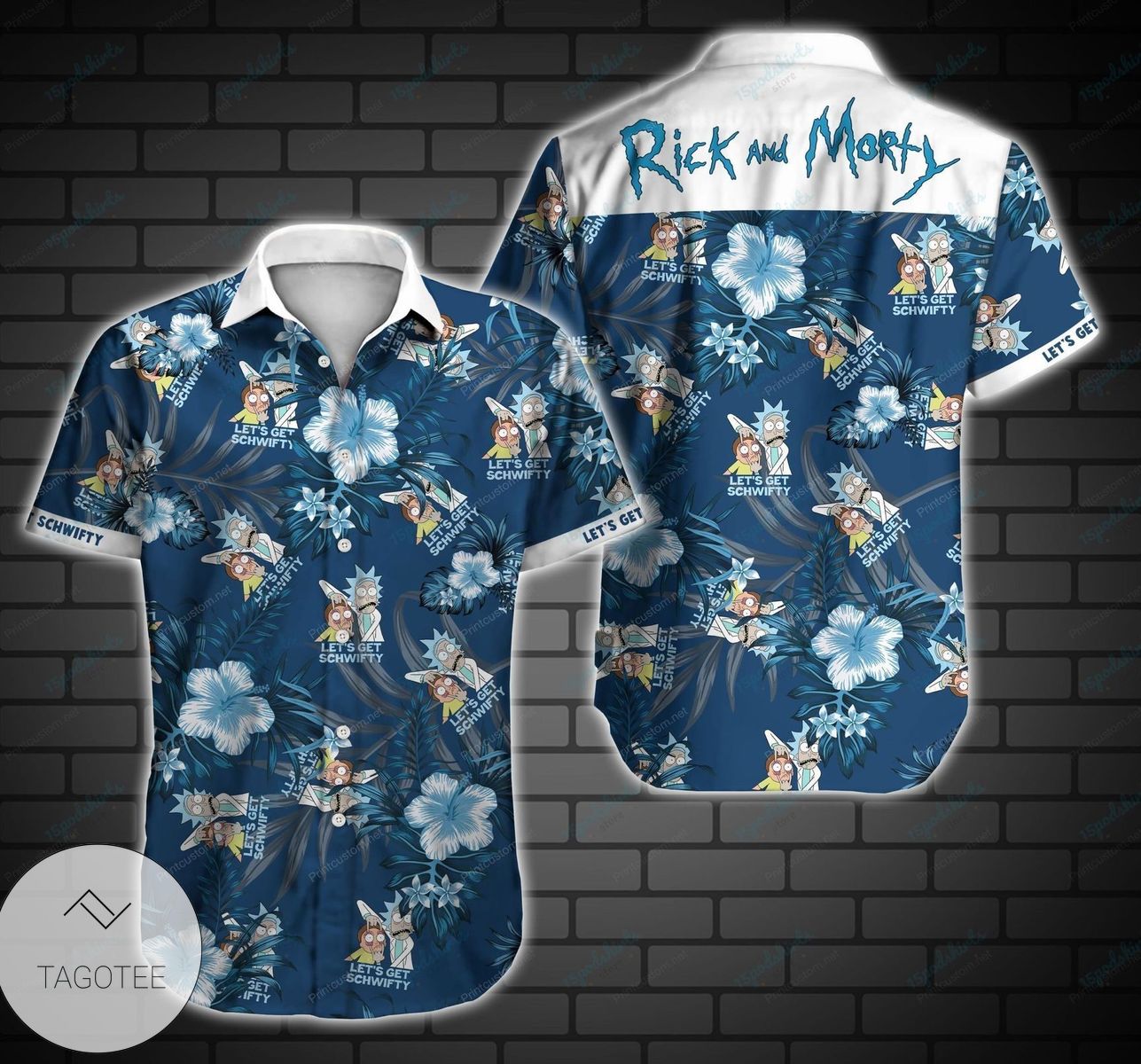 Let’S Get Schwifty Rick And Morty Hawaiian Shirt