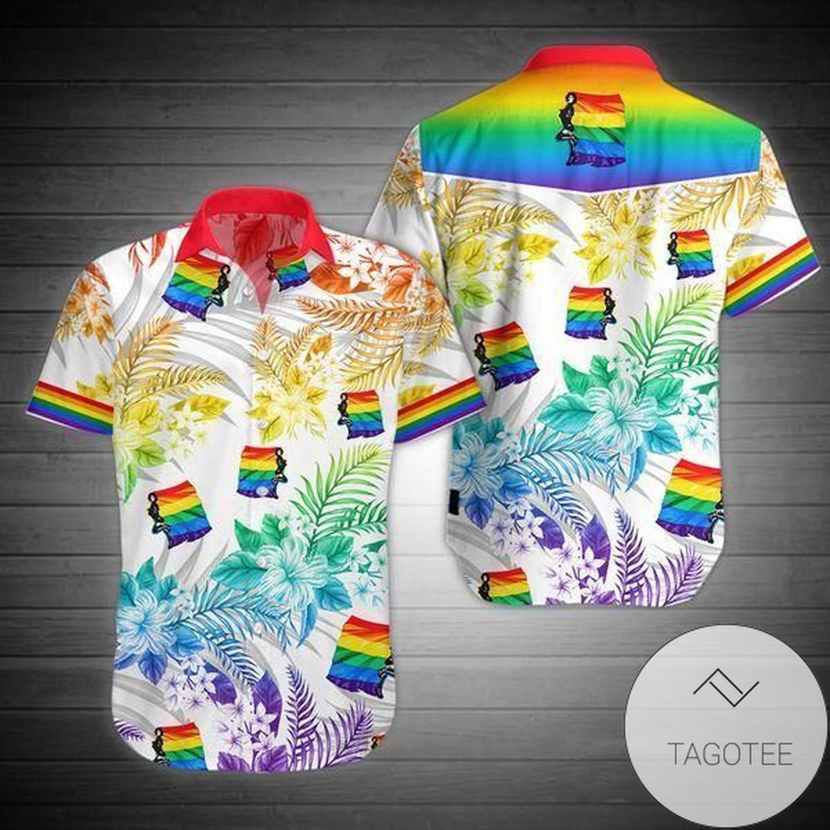 Lgbt Flag Full Printing Authentic Hawaiian Shirt 2022s Hl