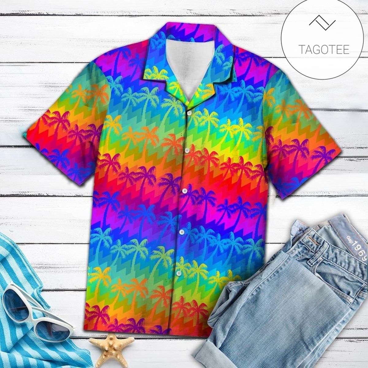 Lgbt Flowers Hawaiian Shirt