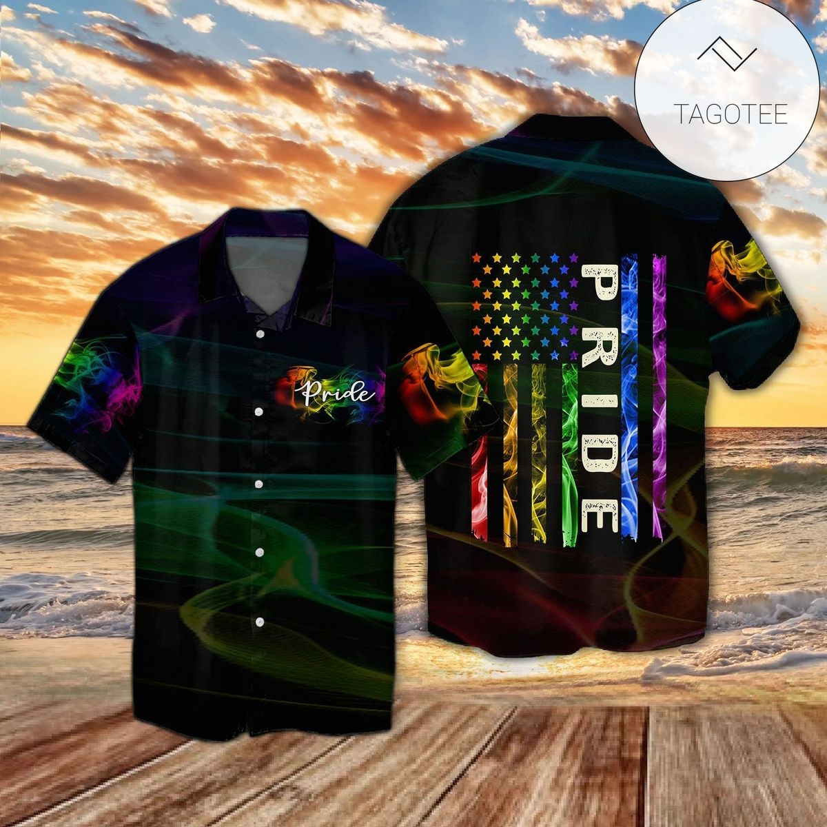 Lgbt Hawaii Shirt Pride Love Is Love Rainbow Heart Green Hawaiian Aloha Shirt