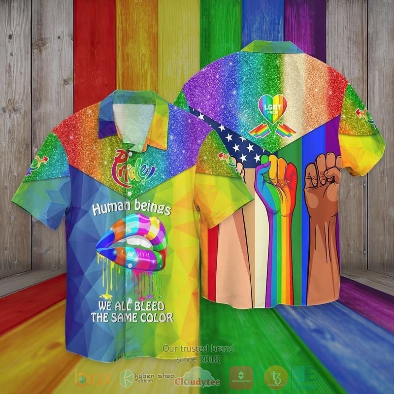 LGBT Pride Dare To be Yourself Short Sleeve Hawaiian shirt